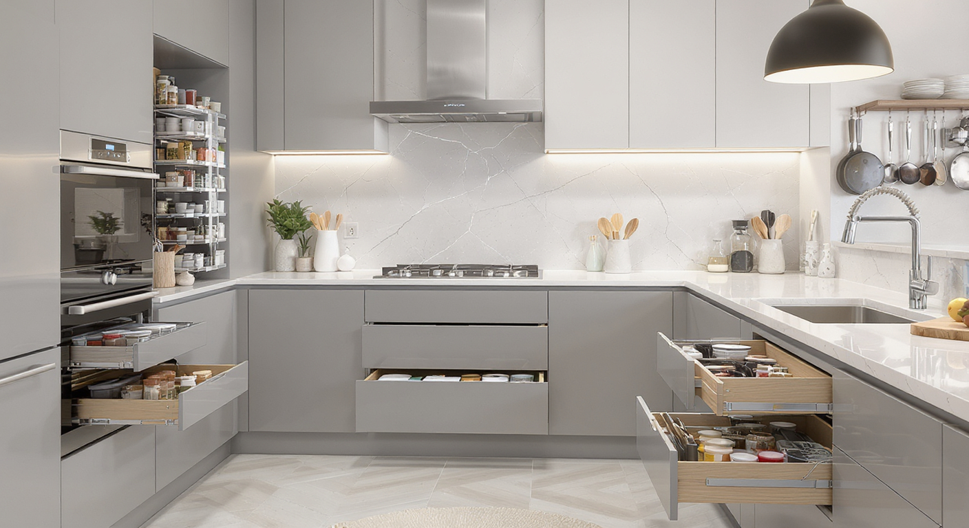 Efficient and Stylish Kitchen Remodeling in Naples, FL: Smart Storage ...